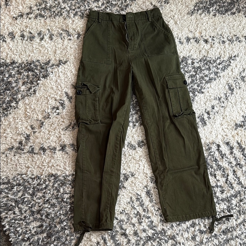 Olive Green Cargo Pants